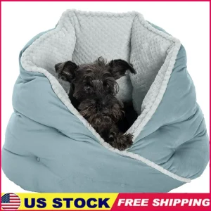Washable Cozy Pet Bed – Soft Fiber-Filled Sleeping Mat for Cats and Small Dogs