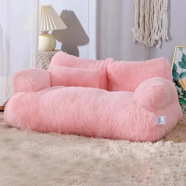 Soft Basket Cat Bed – Puppy Cushion and Pet House Accessory for Small Pets - Image 2