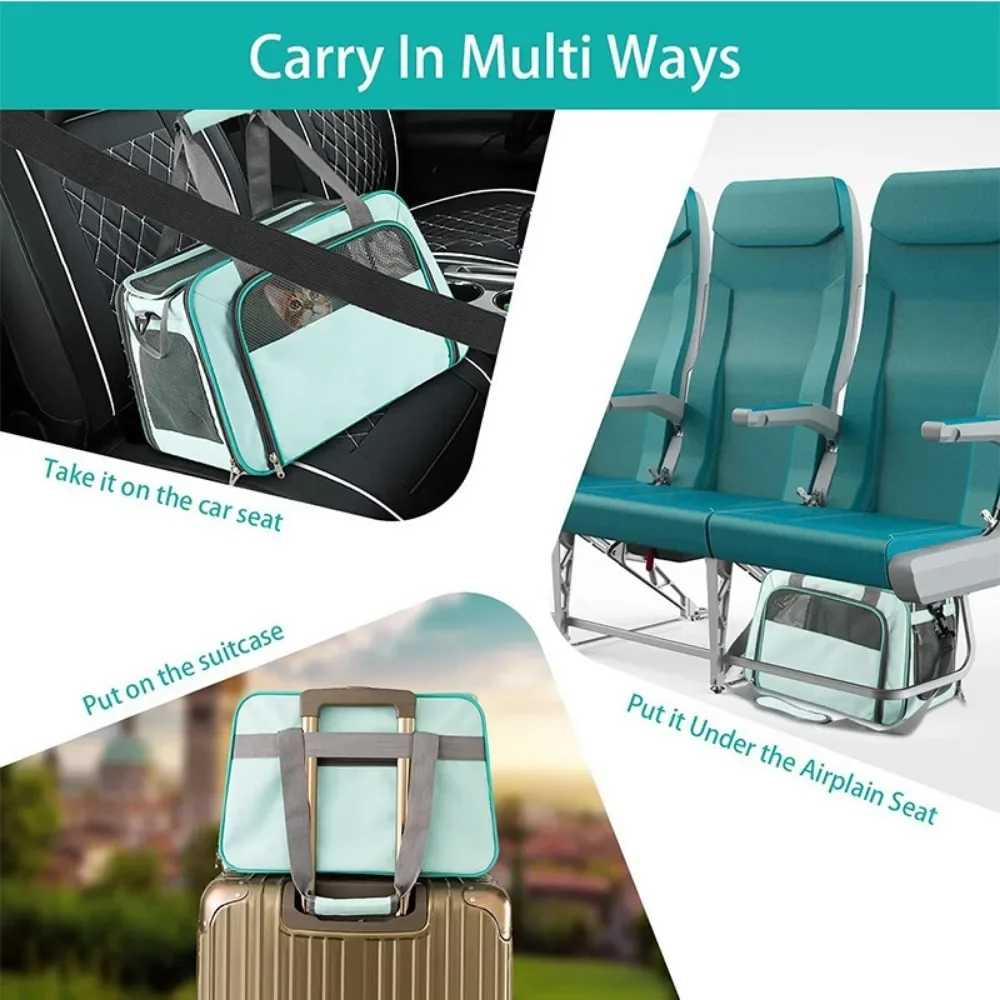 Portable Handheld Pet Bag for Cats and Dogs – Breathable Canvas Space Cabin Carrier - Image 6