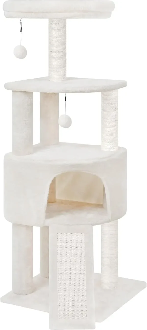 Cat Tower with Condo and Hammock – Multi-Level Cat Furniture Activity Center - Image 3