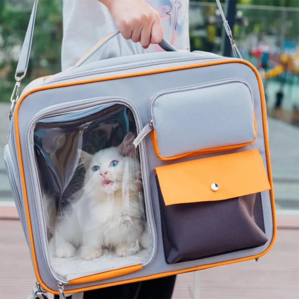 Large Space Pet Travel Backpack – Windproof Outdoor Cat and Dog Carrier - Image 4