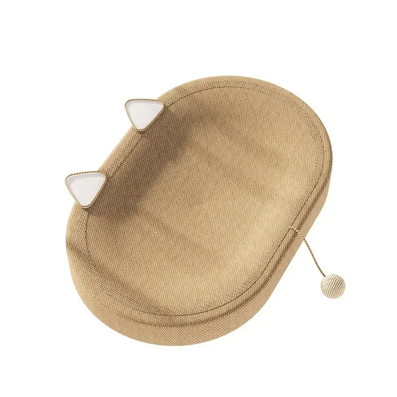 Oval Cat Scratching Board – Large Sisal Basin for Claw Grinding and Play - Image 5