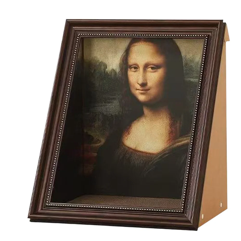 Art Frame Cat Bed – Mona Lisa Style Multi-Function Cat Cave and House - Image 3